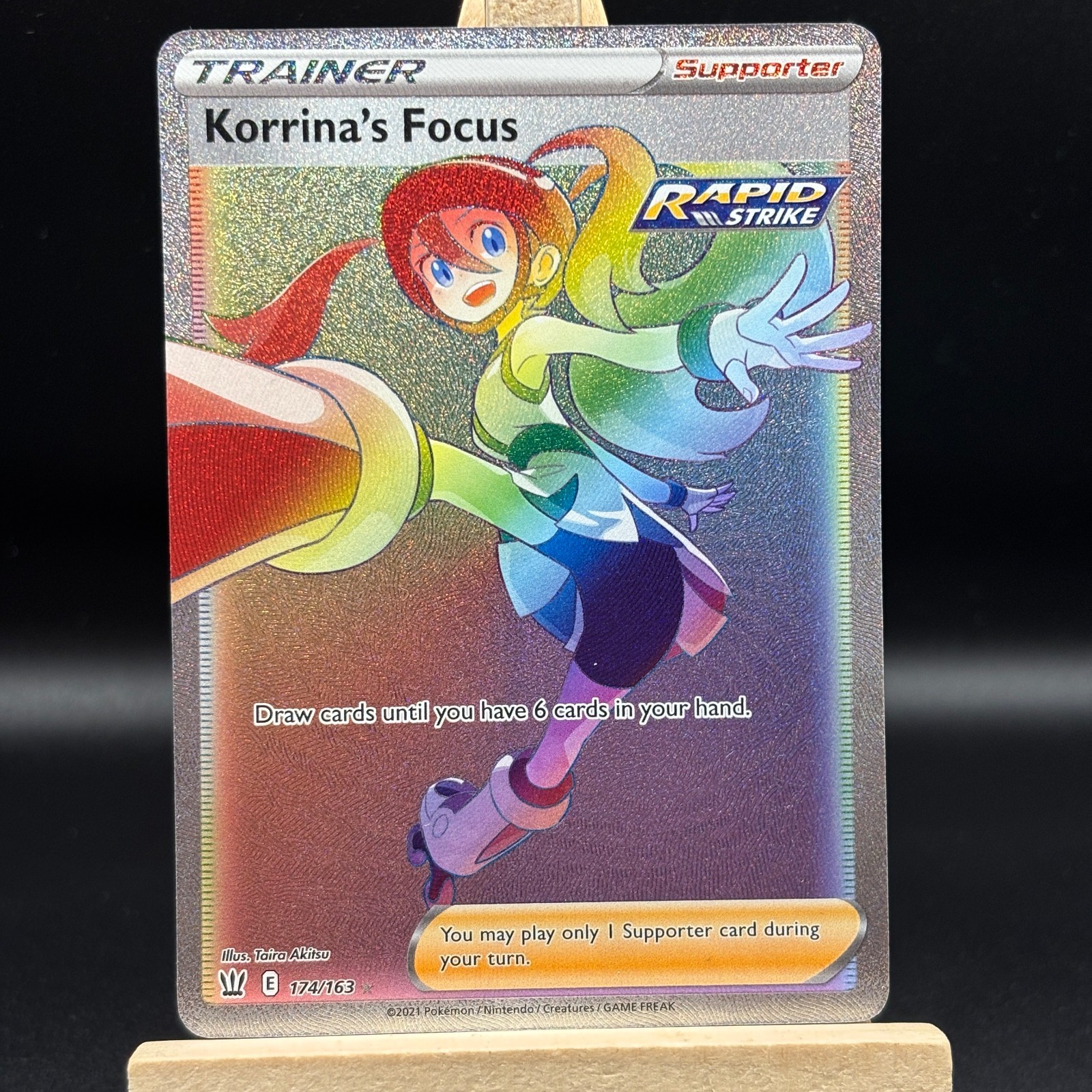 Korrina's Focus (Secret) 174/163 Swsh05: Battle Styles Holo NM