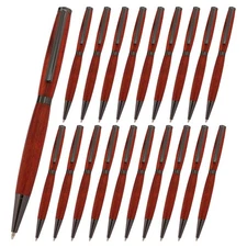 Slimline Pen Kit, Gun Metal Finish, 20 Pack, Legacy Woodturning