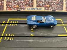 Manta Mako Shark Blue Slot Car Vintage Aftermarket molded body