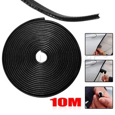 Black Rubber U Channel Edging Trim Seal Car Door Window Edge Protector Strip 10M