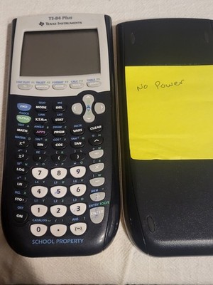 TI-84 Plus Graphing Calculator with Cover and Batteries, Texas Instruments