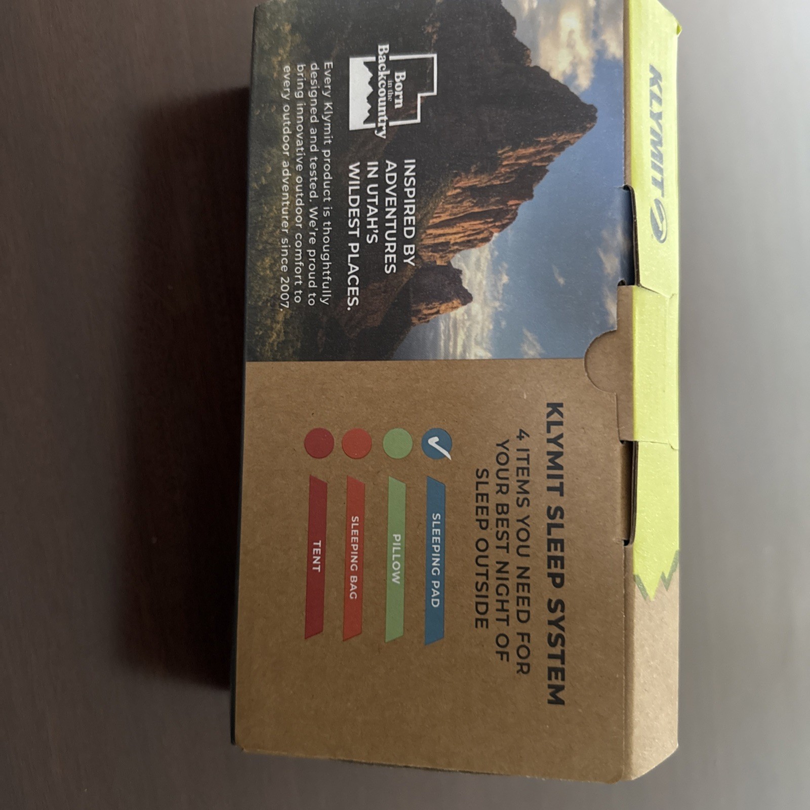 Klymit Static V2 Sleeping Pad Green Regular