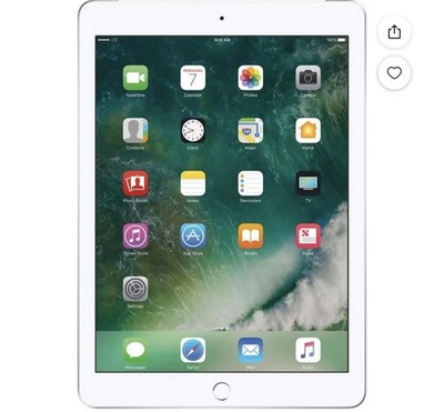 Apple iPad Tablet Silver iOS Wi-Fi Apple iPad Series Model Tablet Silver Wi-Fi