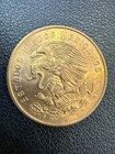 1965 Mexico 20 Centavos Brass Coin #F7352 — photo 2