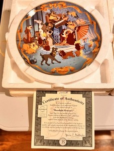 Bradford Exchange Lady and the Tramp Disney Musical Memories Plate
