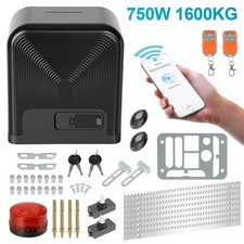 Schiebetorantrieb toröffner torantrieb 750W Motor Komplett-Set Toranlage 1600kg