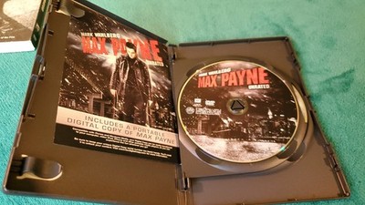Max Payne Unrated DVD 2 Disc Set Mark Wahlberg Action Movie with Sleeve