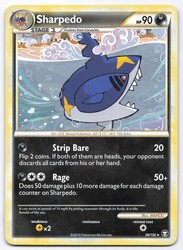 Sharpedo 30/102 Triumphant Rare Pokemon Card