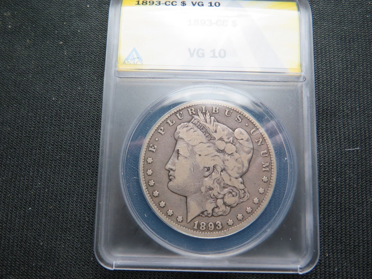 VG 10 Graded 1893 Year Morgan US Dollars (1878-1921) for sale | eBay