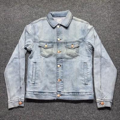 Mugsy Dean Denim Jacket Mens M Trucker Pockets DE1MBL READ