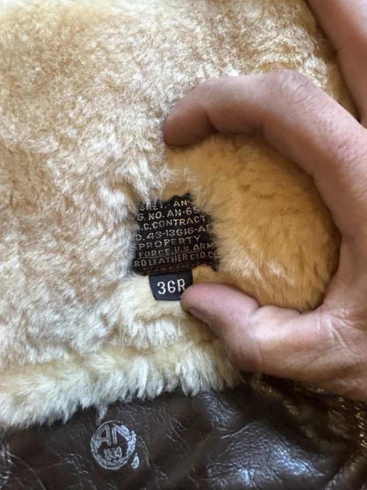 World War 2 An-j4 Flight Jacket - Image 4 of 4