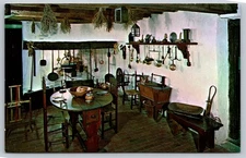 Postcard New Jersey Trenton William Trent House Kitchen 63F