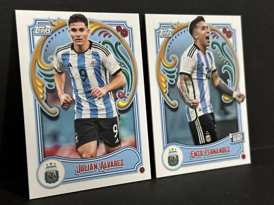 アルバレス　TOPPS ARGENTINA FILETEADO 25枚限定 2023 Topps Argentina Fileteado National Team RC Julian Alvarez
