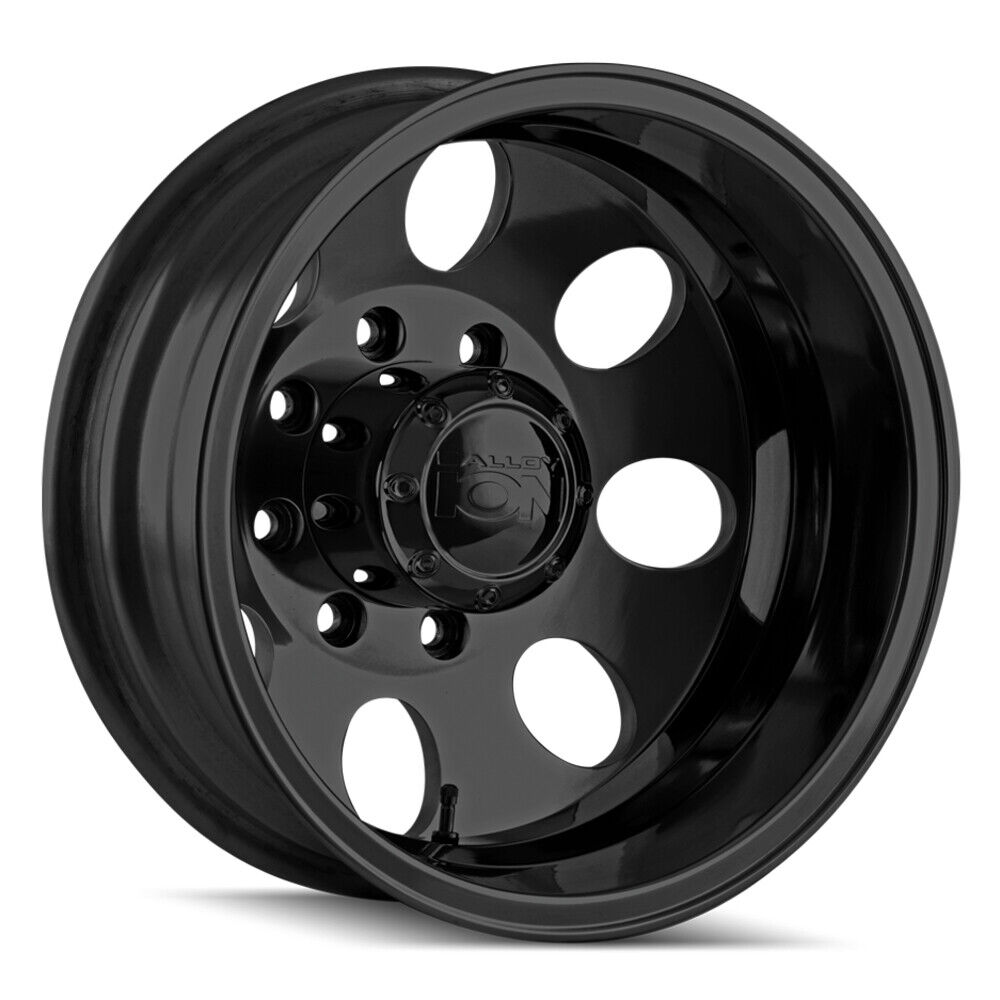 ION ALLOY 167 Dually Rear 17X6.5 8X210 Offset -142 Matte Black (Quantity of 1)