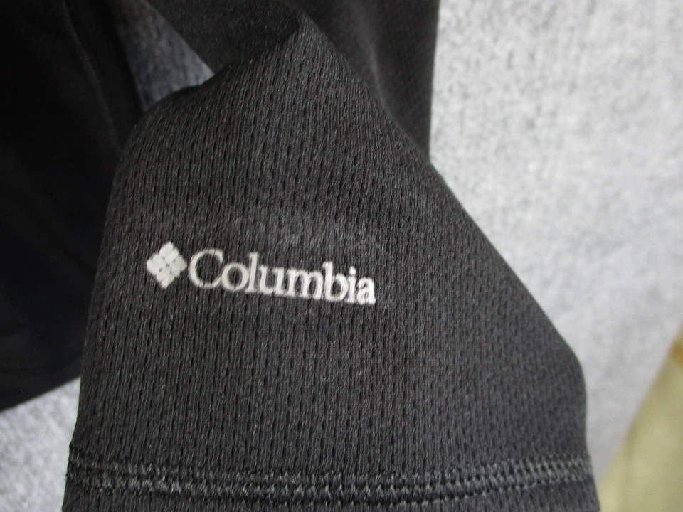 Columbia Shirt Mens Large Black Base Layer Omni Dry Long Sleeve Hike Camp Ski - Image 3 of 4