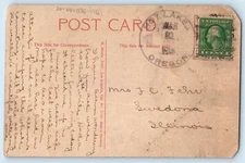 1915 View Of Finger Rock In Oregon DPO (1883-1943) Hot Lake OR Antique Postcard