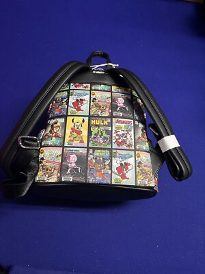 New Loungefly Marvel Comics Disney 100 Mini Backpack Mickey Minnie