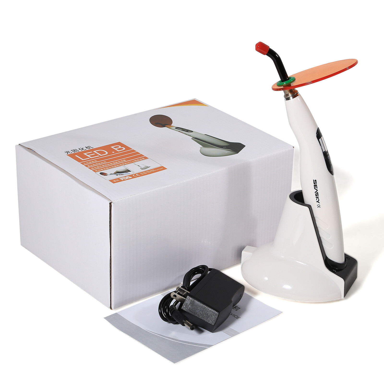 Lampe De Polymérisation Dentaire LED Sans Fil Woodpecker Style - Neuf, FDA/CE