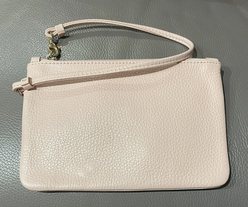 COCCINELLE - Soft Quality Italian -Small Shell Pink -Pocket / Bag Tidy -New - Image 2 of 4