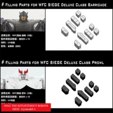 For WFC SIEGE PROWL / BARRICADE Filler Upgrade Kit Shockwave Lab Filling Parts