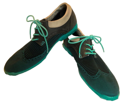 John Fluevog Future Round Toe Orbit Brogue Wingtip Derby 