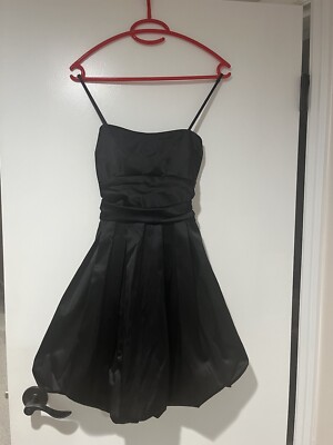 Vintage Fe USA Dress Fit And Flare Balloon Skirt Black Women Size XS | eBay