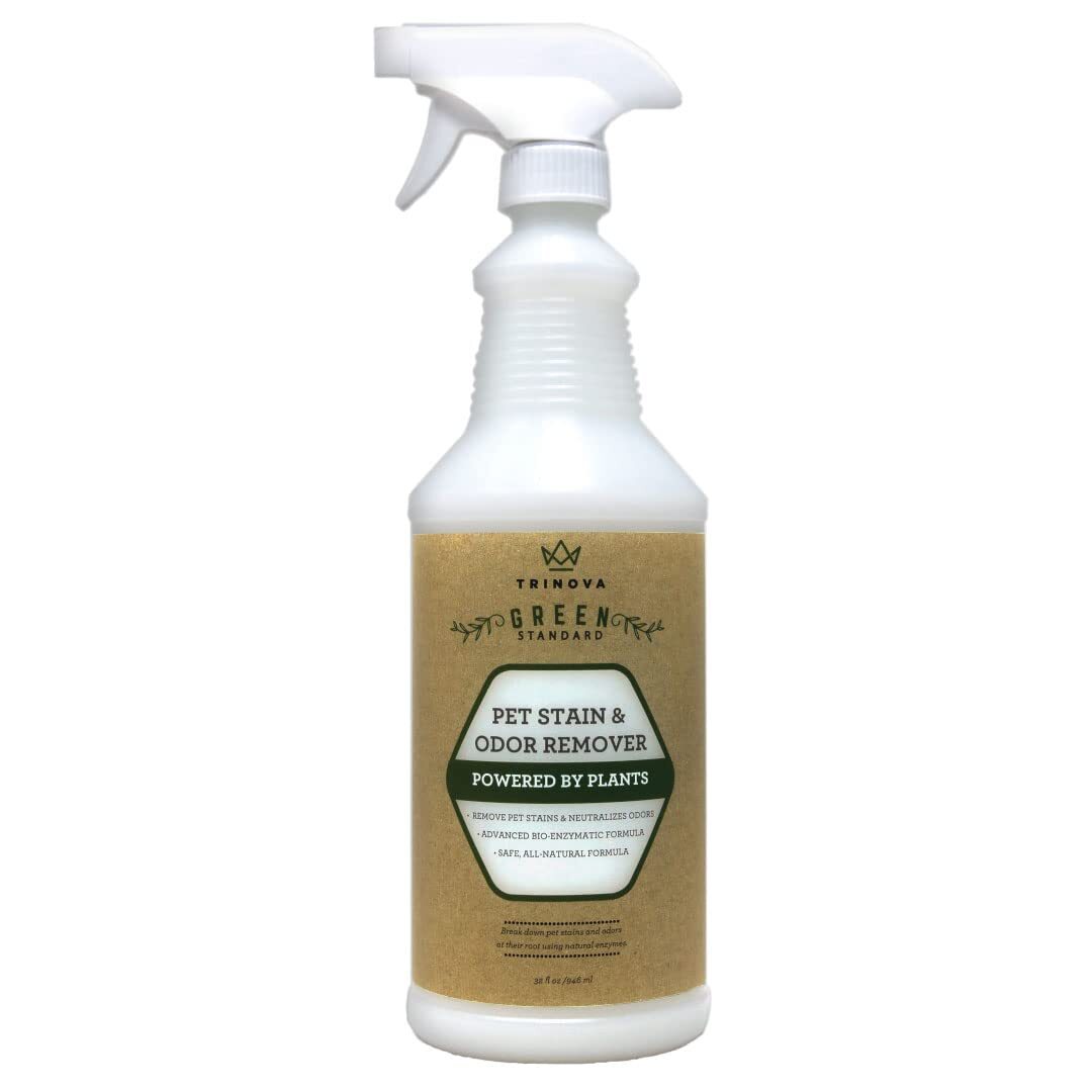 Natural Pet Stain and Odor Remover Eliminator - Advanced Enzyme Cleaner Spray...