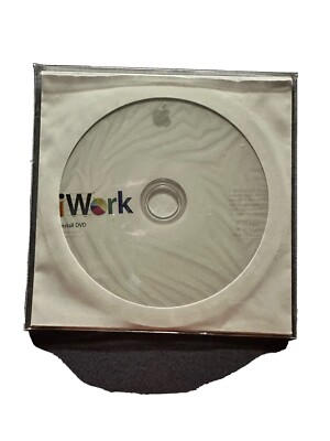 Apple iWork 2009 Install DVD Version 9.0.3, New Factory Sealed Disc 034-5239-A