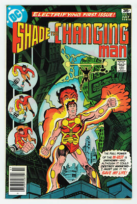 SHADE THE CHANGING MAN #1 9.4 HIGH GRADE 1ST RAC SHADE OW PGS 1977