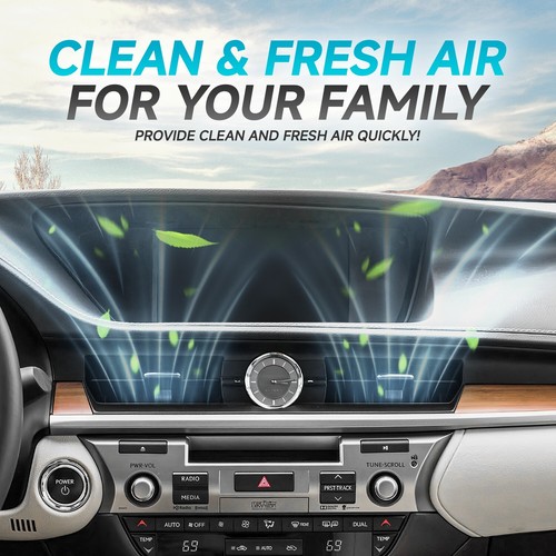 For 2013-2024 Mazda 3 6 CX-5 Drop In A/C Fresh Cabin Air Filter Replacement 2Pcs - Picture 3 of 6