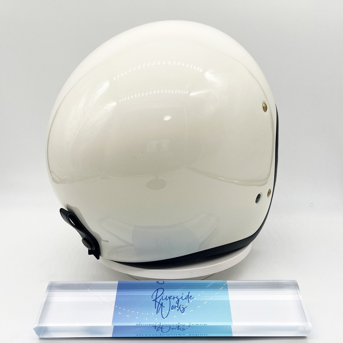 Shoei J O White Open Face Scooter Motorcycle Jet Helmet Size XL