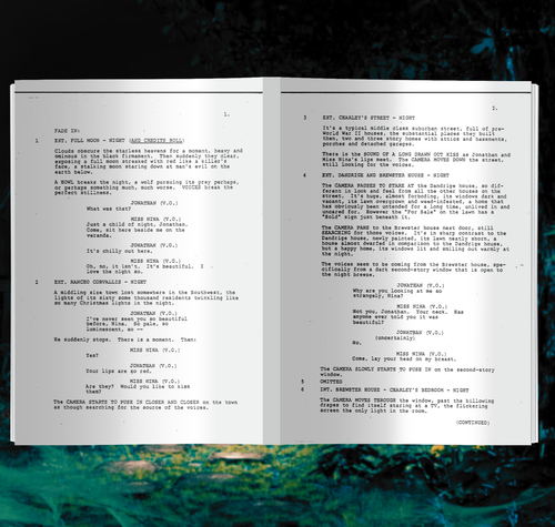 Fright Night Script Signed, Autograph Reprints, Full Screenplay Horror Vampire - Picture 2 of 7