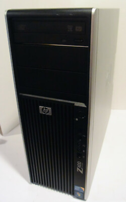 HP Z400 Intel W3503 8GB 250GB HDD Quadro F VS933AV#ABA WIN7COA No