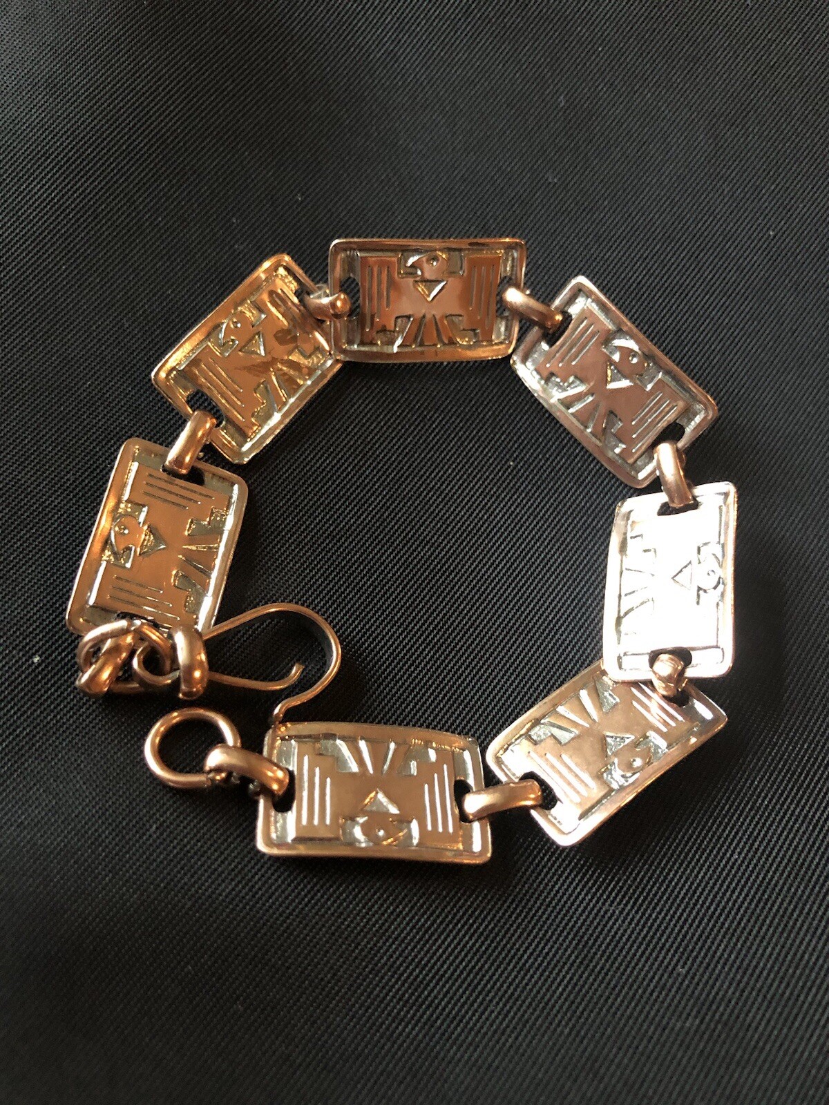 Copper Thunderbird Link Bracelet - image 1
