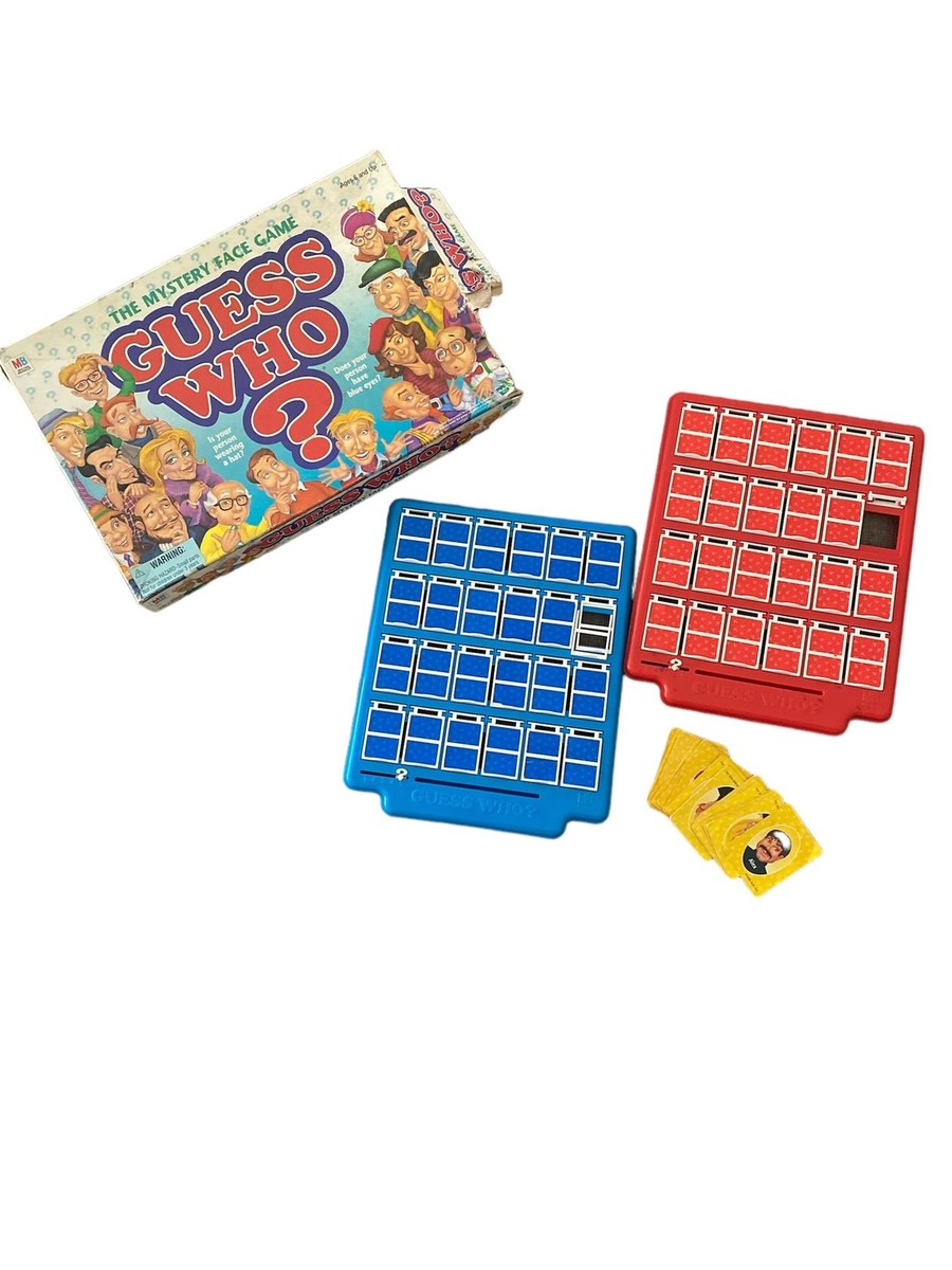 Guess Who Board Game- Milton Bradley, NOT COMPLETE- PARTS ONLY