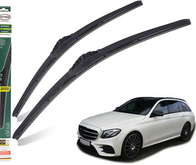 Fits Mercedes E-Class 2016-On Wiper Blades Heyner Hybrid HH24''22''TLM Front