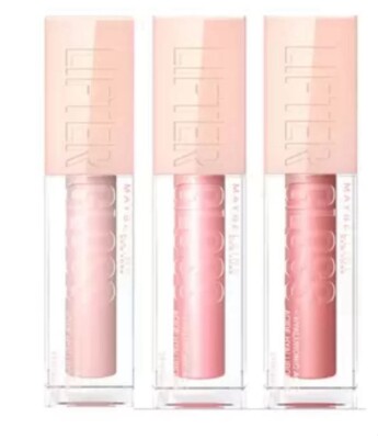 Maybelline New York 3er Pack Lifter Gloss, Ice, Moon & Reef. Weihnachtsgeschenk 