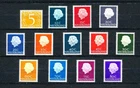 F6 Netherlands complete set of Queen Juliana 1967-1971 Phosphorescent Fine MNH