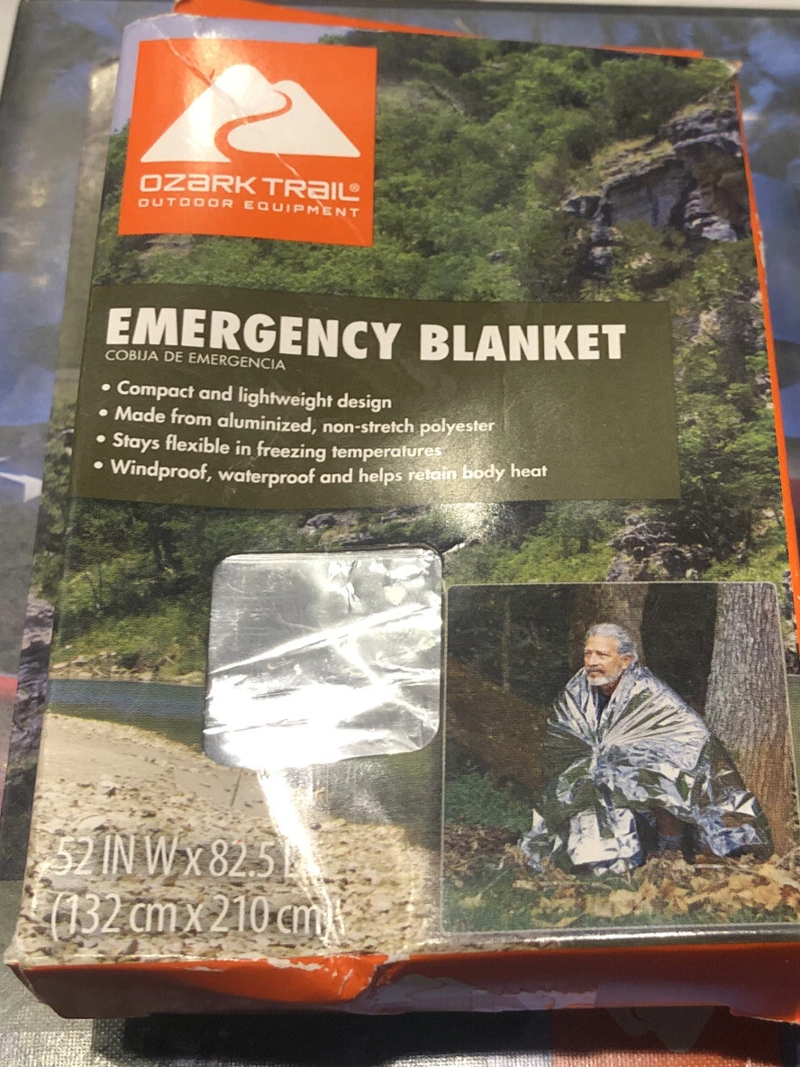 Ozark Trail Emergency Blanket Windproof Waterproof Compact Lightweight Camp  Gear | eBay