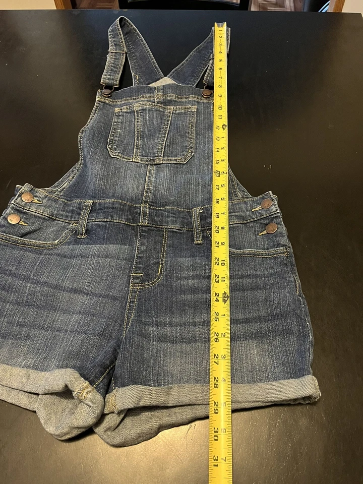 Pantalones Cortos de Jean con Puños MOSSIMO Mono Denim Talla XS Pantalones Cortos Súper Elásticos Foto 4 de 4