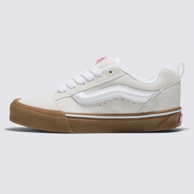 New Vans Knu Skool Classic White/Gum Sneakers Low-Top Shoes