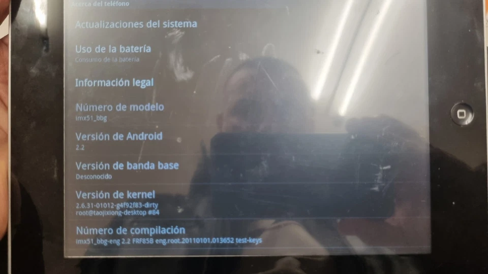 TABLET VINTAGE 8" ANDROID IMX51 BBG CON CARGAD IMX51_BBG ENG 2.2 FRF85B 8" - Imagen 3 de 4