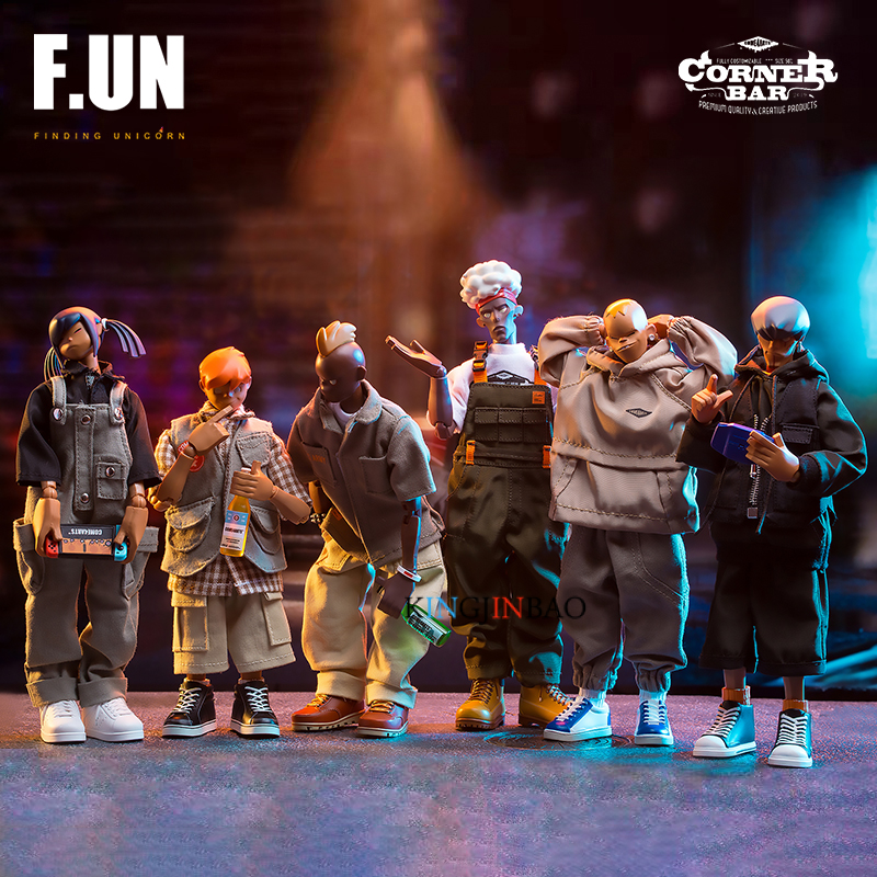 COME4ARTS X Original 50% Action Figure Chapter 1 Street Corner Bar