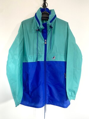 Mythique veste coupe-vent bicolore KWAY Vintage 1980s