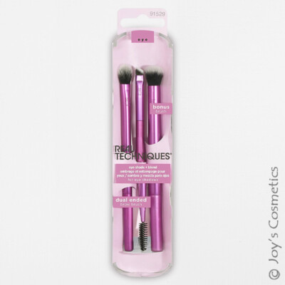 1 REAL TECHNIQUES Eye Shade & Blend Makeup Brush Trio ''RT-1529''*Joy's cosmetics*