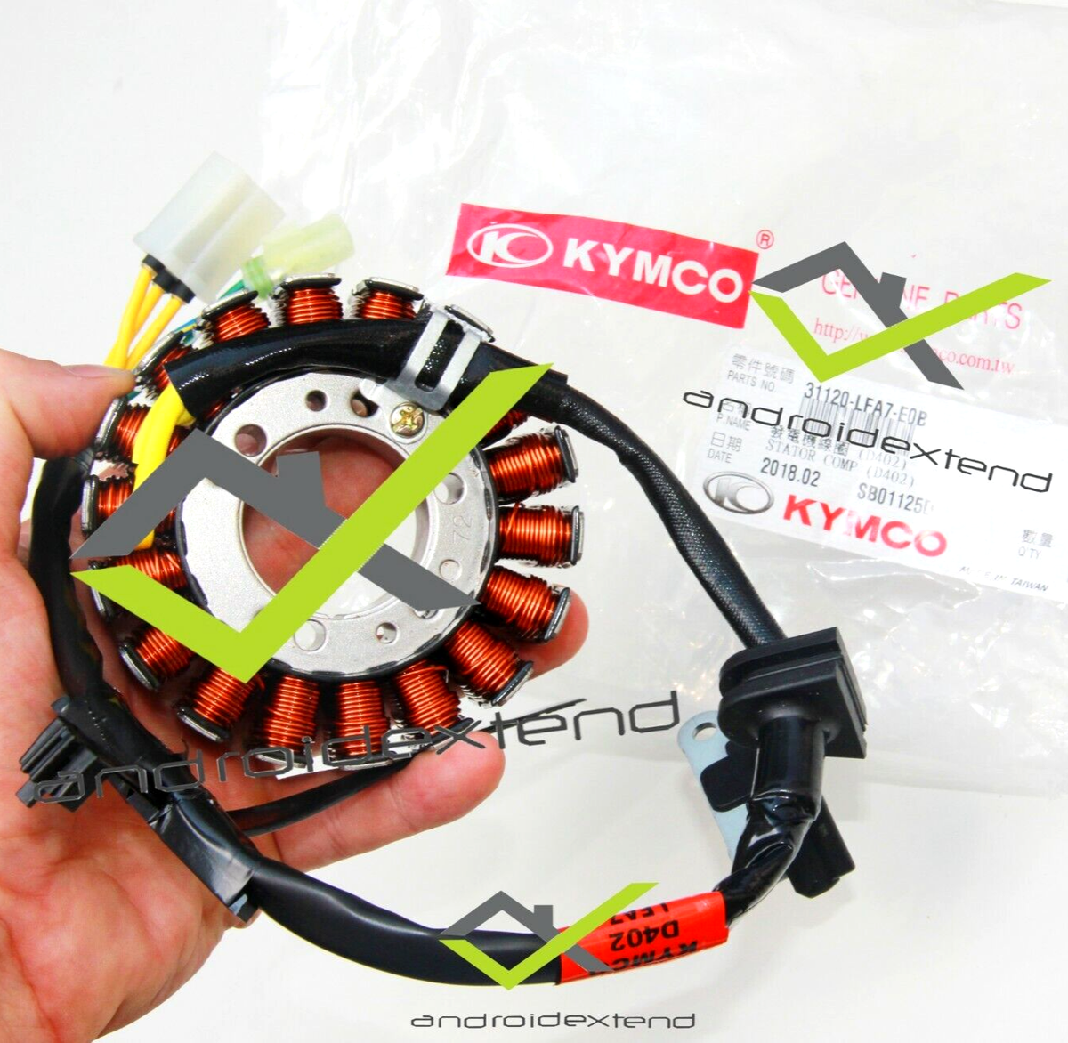 KYMCO DOWNTOWN 125 XCT-125 STATOR GENERATOR 31120-LFA7-E0B (D402