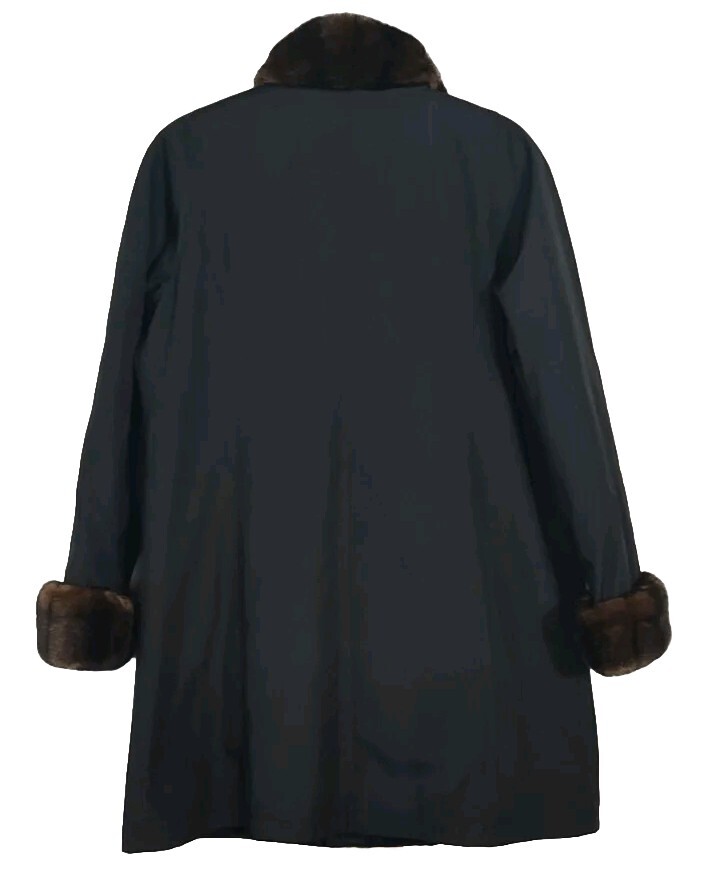 Gallery Woman NEW YORK Black Faux Fur Lined Coat Size M | eBay Gallery Woman NEW YORK Black Faux Fur Lined Coat Size M | eBay