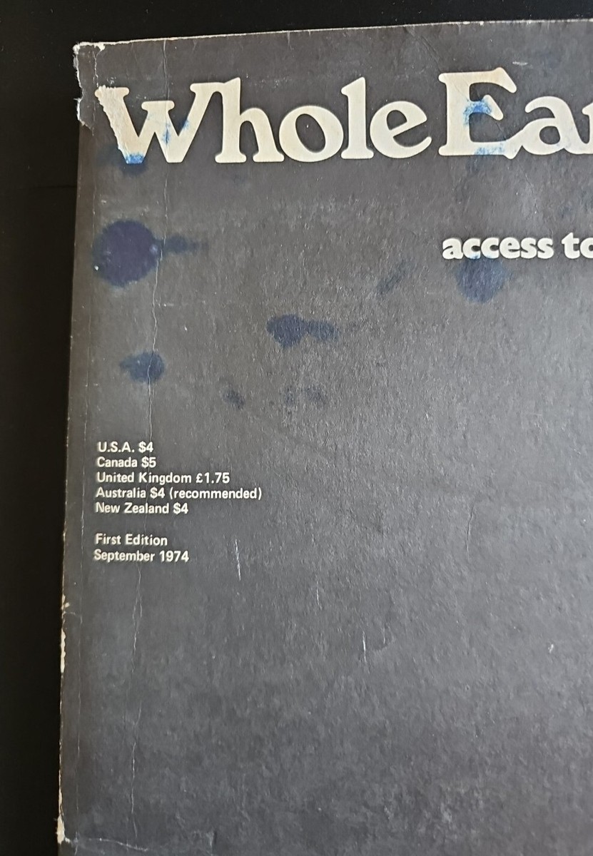 Whole Earth Epilog Access to Tools: Stewart Brand 1st
