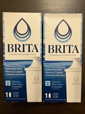 BRITA Replacement Filter 2 Filter BRAND NEW FACTORY SEALED IN BOX 