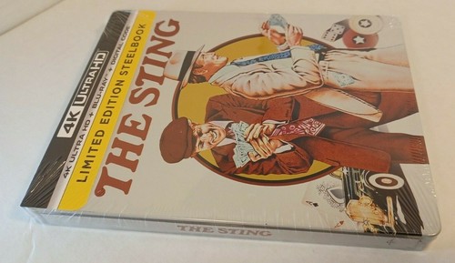 Sting 1973 Steelbook (4K+Blu-ray) NEW (Sealed)-Box Shipping with Tracking - Picture 5 of 5